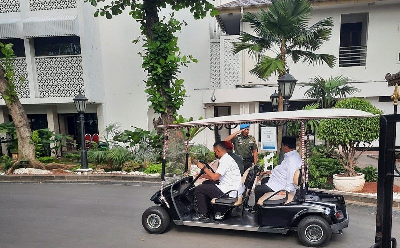 Menhan Prabowo Temui Presiden Jokowi di Istana, Bahas Apa?