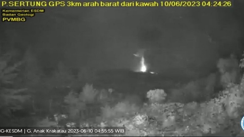 Gunung Anak Krakatau Erupsi Sabtu Pagi, Lontarkan Abu Vulkanik Setinggi 2.000 Meter