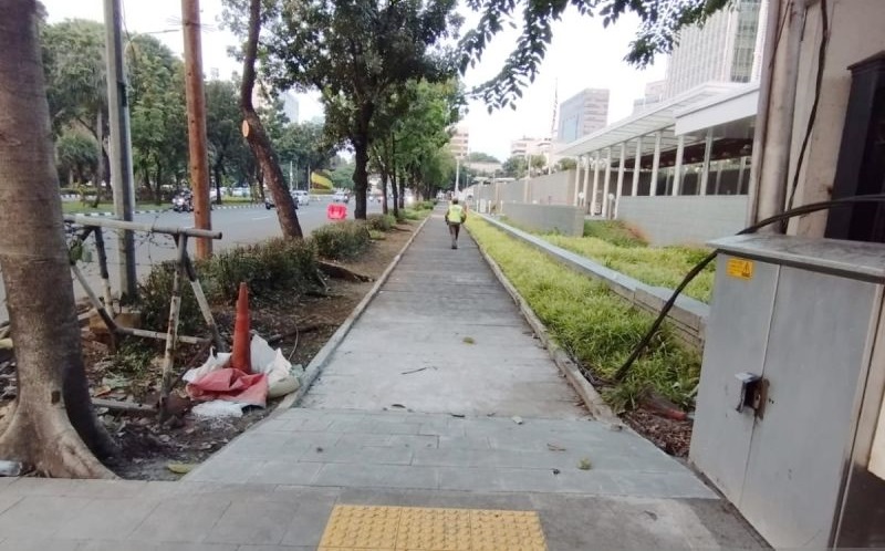 Pemprov DKI sudah Buka Trotoar Depan Kedubes AS, Ini Penampakannya Sekarang