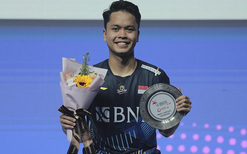 Usai Juara Singapore Open, Anthony Ginting Siap Rajai Indonesia Open 2023?