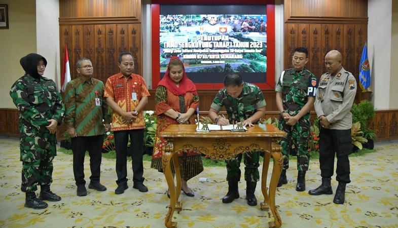 TMMD Sengkuyung Tahap I jadi Penggerak Atasi Kemiskinan di Kota Semarang