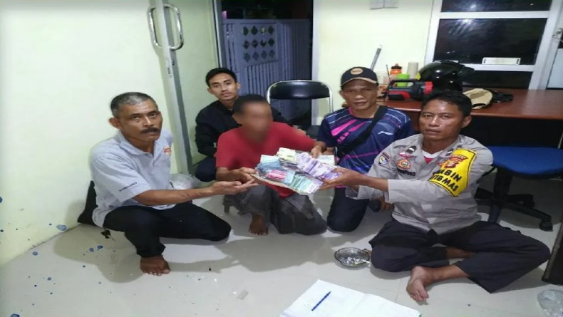 Pengemis Tajir di Bontang Selatan Ditangkap saat Tidur, Kantongi Uang Rp27 Juta