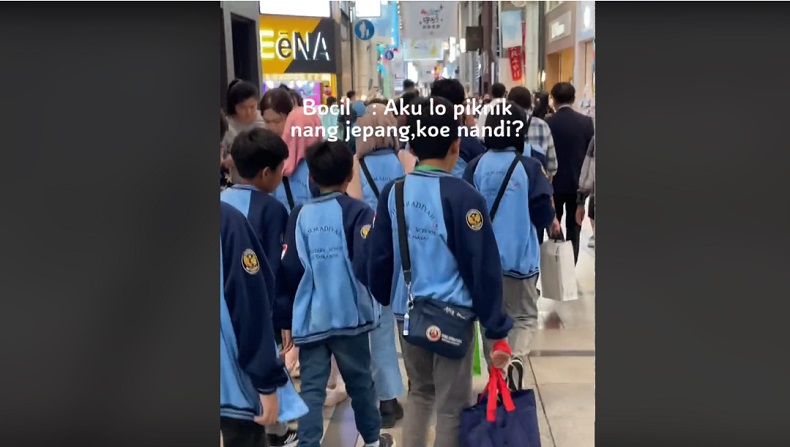 Reaksi Netizen saat Lihat Siswa SD Muhammadiyah 4 Surabaya Study Tour ke Jepang