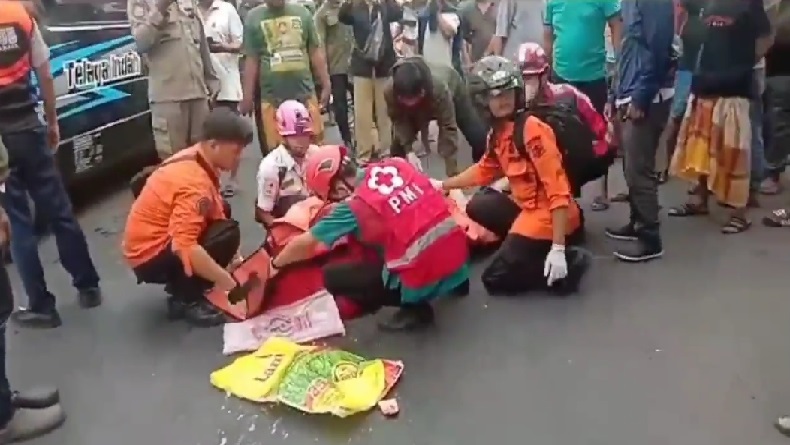 Kecelakaan di Surabaya, Pengendara Motor Tewas Terlindas Truk di Jalan Iskandar Muda