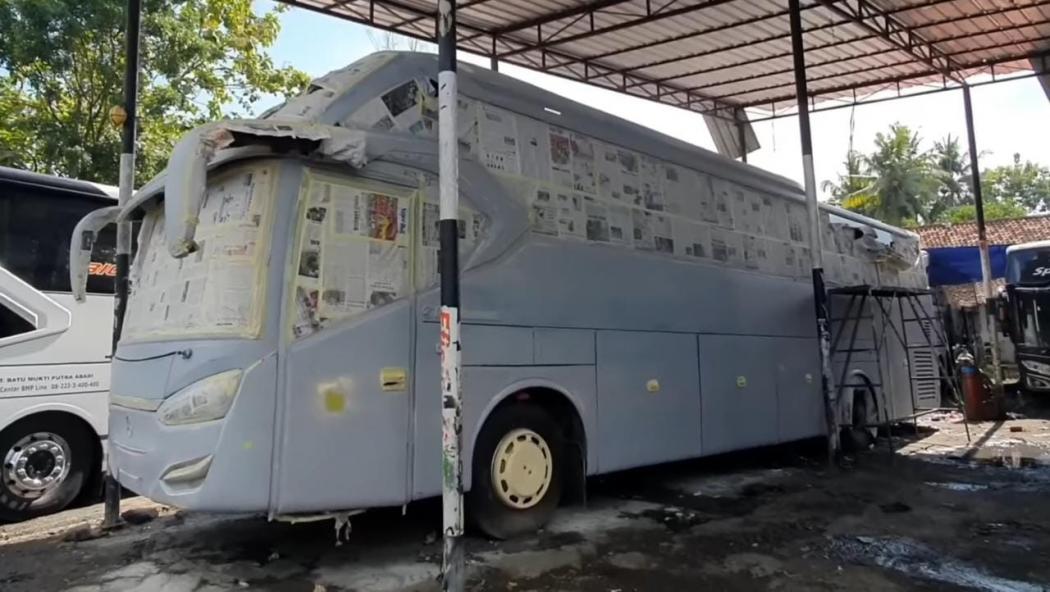 Ini Bengkel yang Permak Bus-bus Andalan PO MTI Milik Rian Mahendra