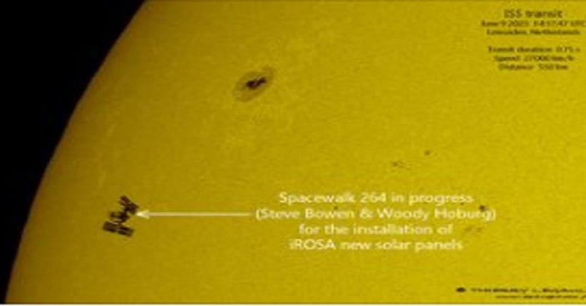Astrofotografer Tangkap Momen Stasiun Luar Angkasa Transit Depan Matahari