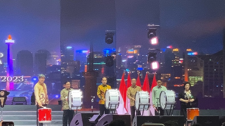 Presiden Jokowi Resmi Buka Jakarta Fair 2023 di JIExpo Kemayoran