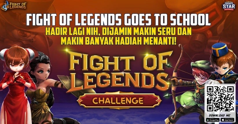 Fight of Legends Goes to School Hadir Lagi Nih, Dijamin Makin Seru dan Lebih Banyak Hadiah Menanti!