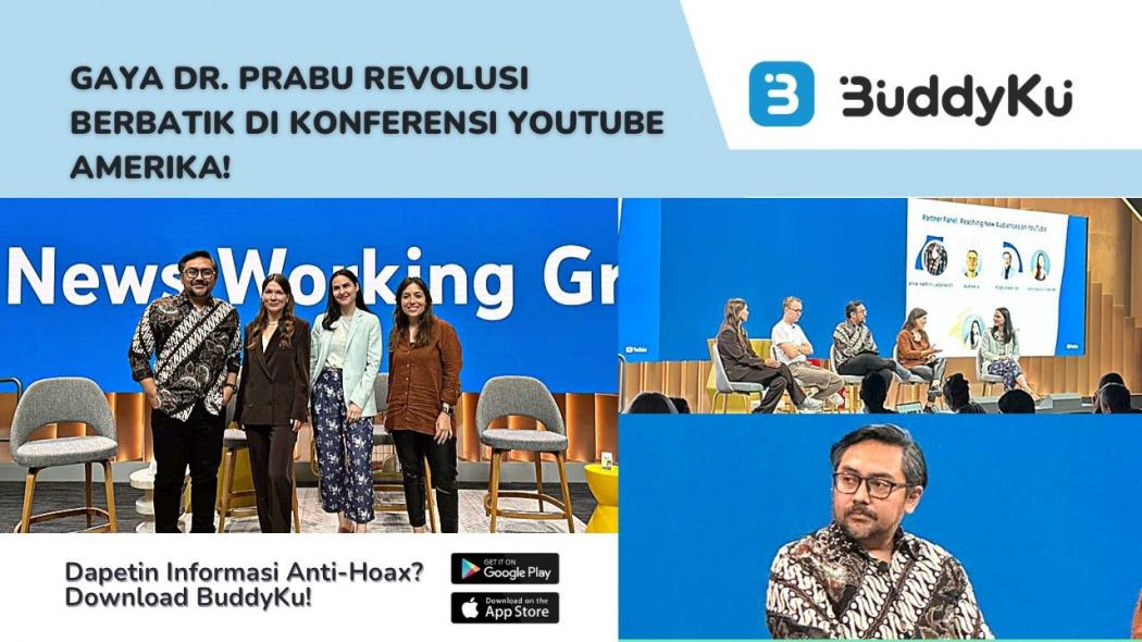 Gunakan Batik, Prabu Revolusi Hadiri Konferensi Media Internasional   