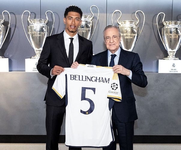 Jude Bellingham Pakai Nomor Keramat di Real Madrid Warisan Zinedine Zidane