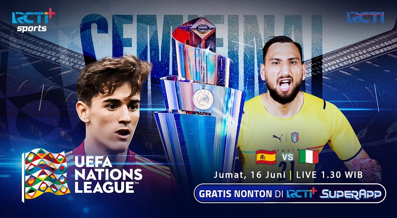 Link Live Streaming Spanyol Vs Italia Semifinal UEFA Nations League Dini Hari Nanti, Gratis Tinggal Klik!