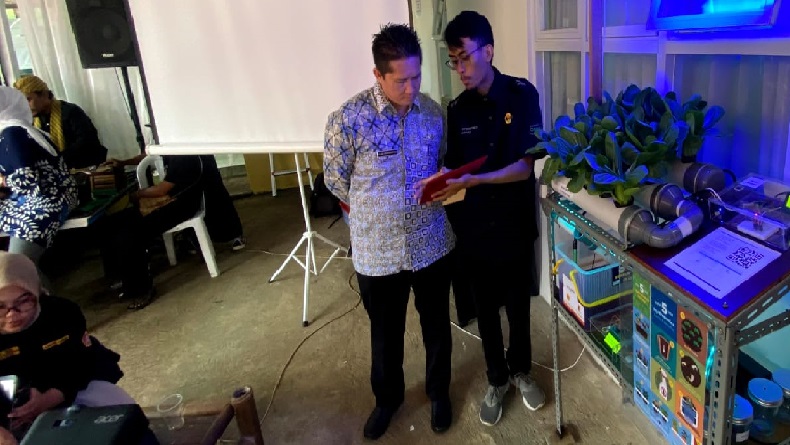 Sistem Hidroponik Berbasis IoT Karya FT Unpas Bandung Berlaga di Lomba Desa se-Jabar