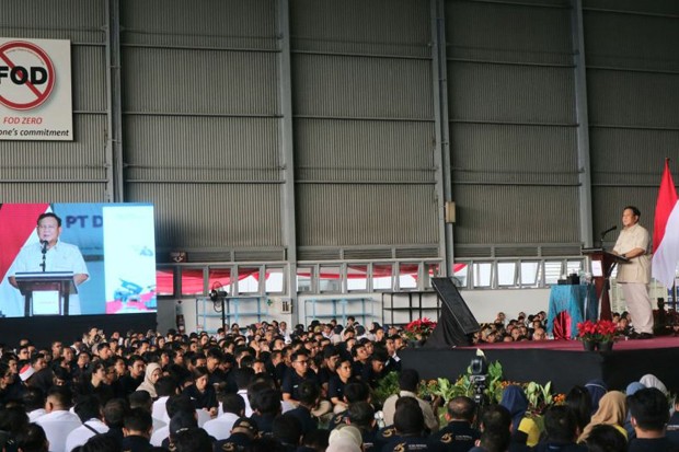 Prabowo Sebut Kontrak BUMN Industri Pertahanan Naik 800 Persen