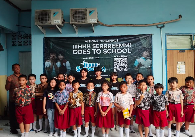 Sambut Positif Kegiatan Nobar Series Iiihhh Serrreemm di SD Sandika, Kepala Sekolah: Ini Refresing