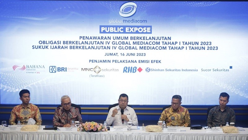 Global Mediacom (BMTR) Rilis Obligasi dan Sukuk Ijarah Berkelanjutan IV Tahap I 2023, Bidik Dana Rp3 Triliun