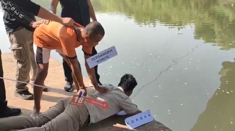 Keji, Pemuda di Madiun Pukuli Teman Pakai Bata lalu Buang Korban Ke Sungai