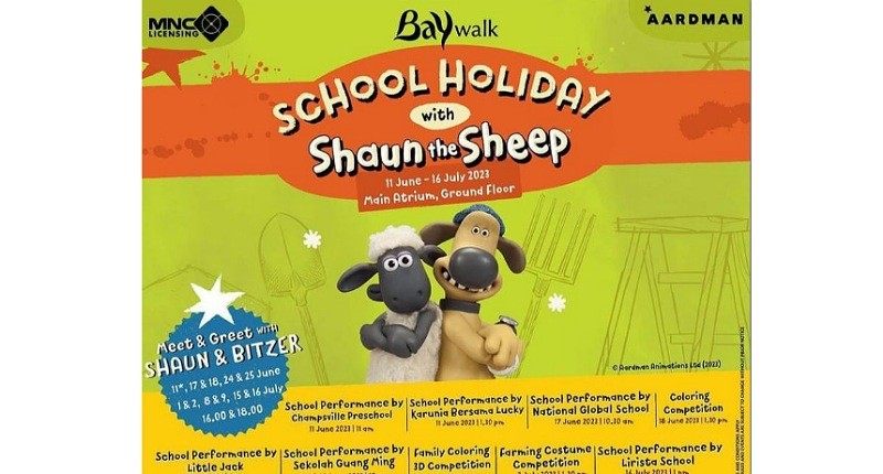 Liburan Seru Bareng Shaun the Sheep di Baywalk Mall!