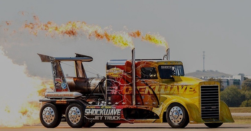 Shockwave, Truk Legendaris yang Bisa Melaju Kencang 