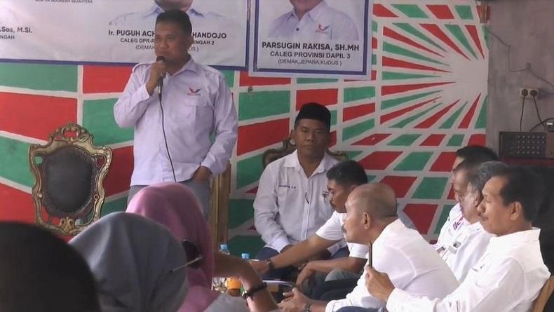 Konsolidasi di Jepara, Ini Pesan Caleg Partai Perindo Puguh Achmad Budi Handojo