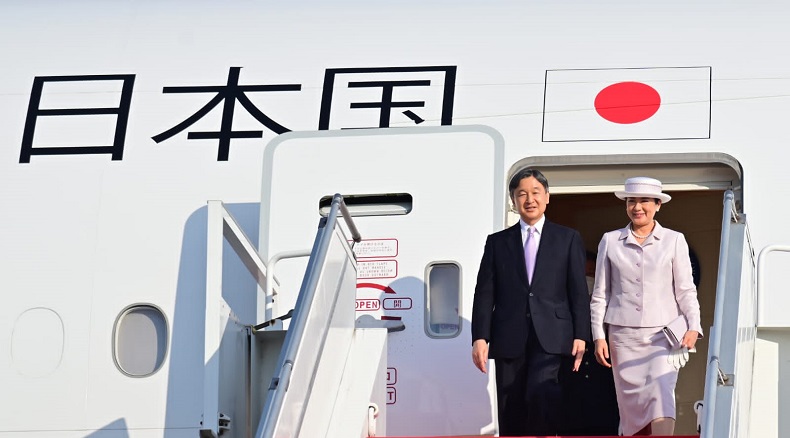 Momen Kaisar Jepang Naruhito dan Permaisuri Masako Tiba di Indonesia