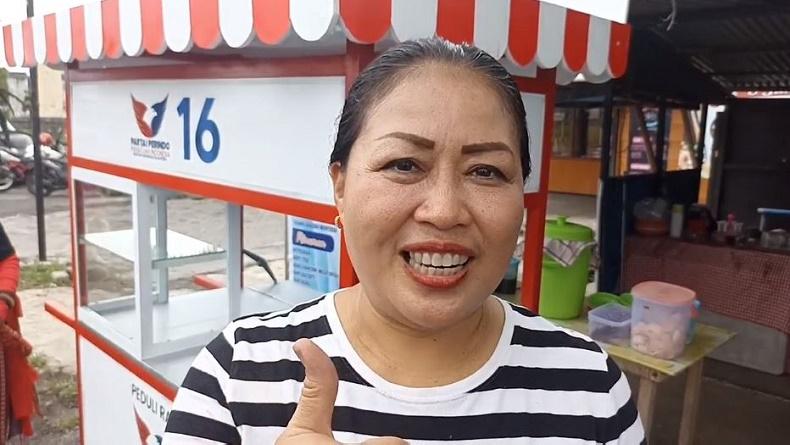 Dapat Bantuan Gerobak Gratis, Pelaku UMKM di Minahasa: Terima Kasih Partai Perindo