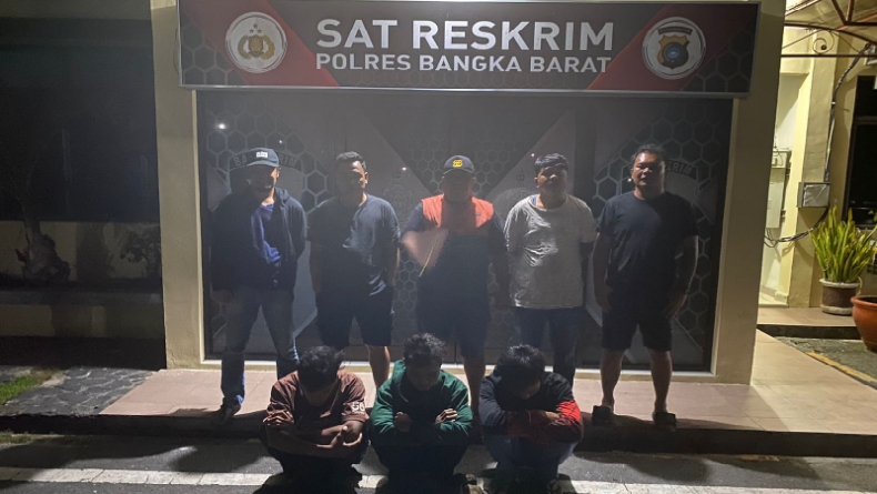 Polisi Tangkap 3 DPO Kasus Pengeroyokan Remaja di Bangka Barat