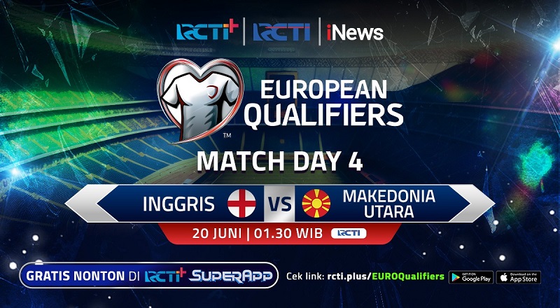 Link Live Streaming Inggris Vs Makedonia Utara Dini Hari Nanti, Gratis Tinggal Klik