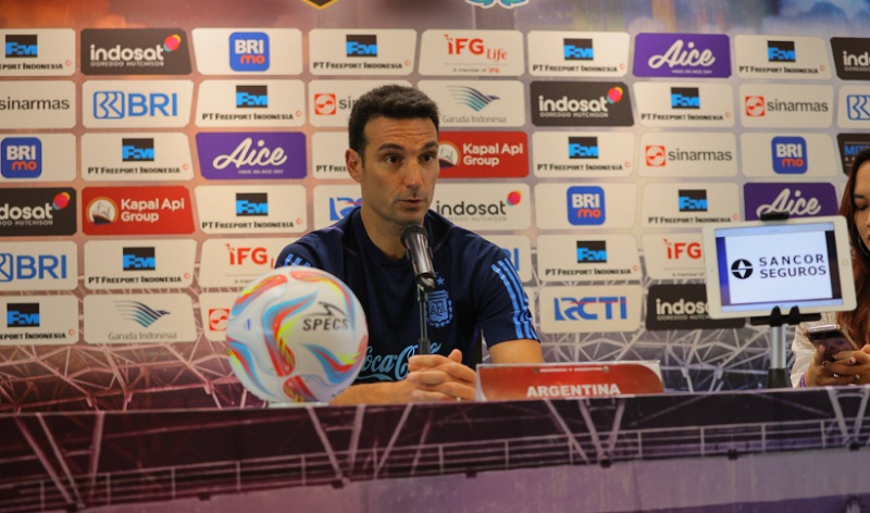 Komentar Lionel Scaloni usai Argentina Susah Payah Kalahkan Indonesia, Singgung Suporter Garuda