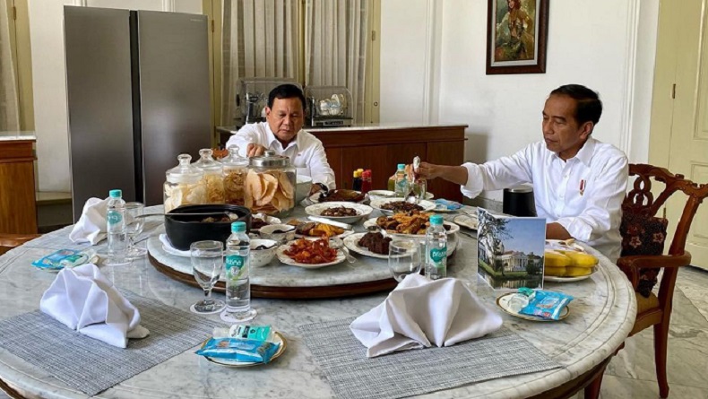 Jokowi Makan Siang bareng Prabowo di Istana Bogor Kemarin, Bahas Isu Aktual hingga Alutsista