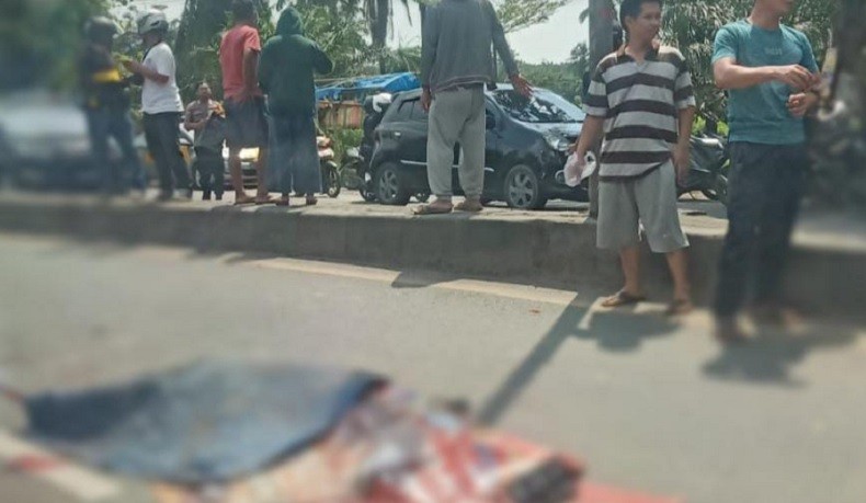 Kecelakaan di Jalinsum Lampung, Pengendara Motor Tewas Terlindas Truk Fuso