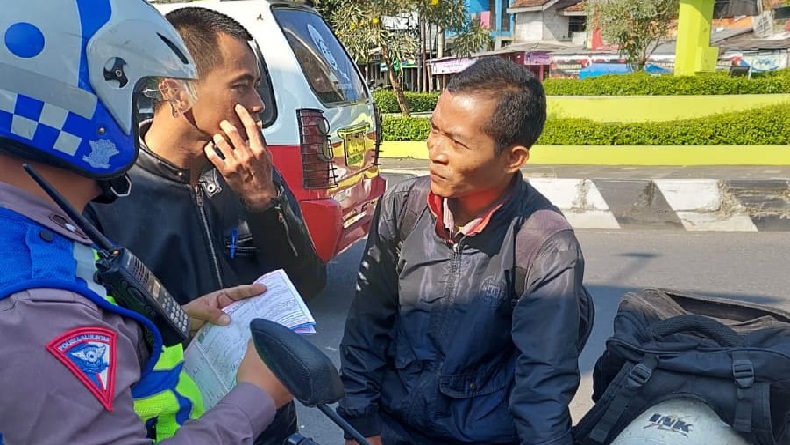Polres Garut Klaim Tilang Manual Tekan Pelanggaran Lalu Lintas 50 Persen