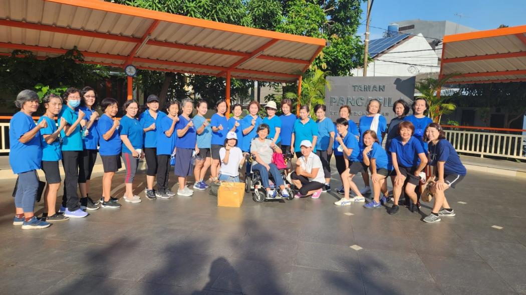 Gelar Senam Bersama, Partai Perindo Perkenalkan Taman Ramah Disabilitas di Kelapa Gading