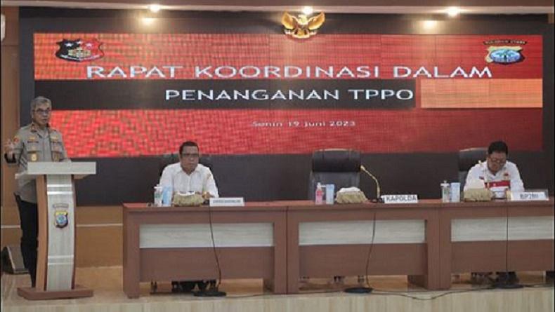 Samakan Persepsi Tangani TPPO, Polda Sulut Gelar Rakor Lintas Sektor