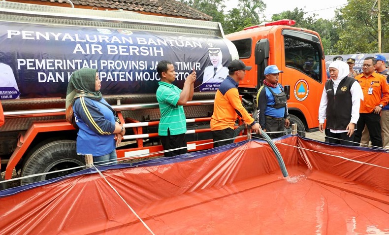 Kekeringan Landa 3 Desa di Lereng Gunung Penanggungan, 7.589 jiwa Kekurangan Air Bersih