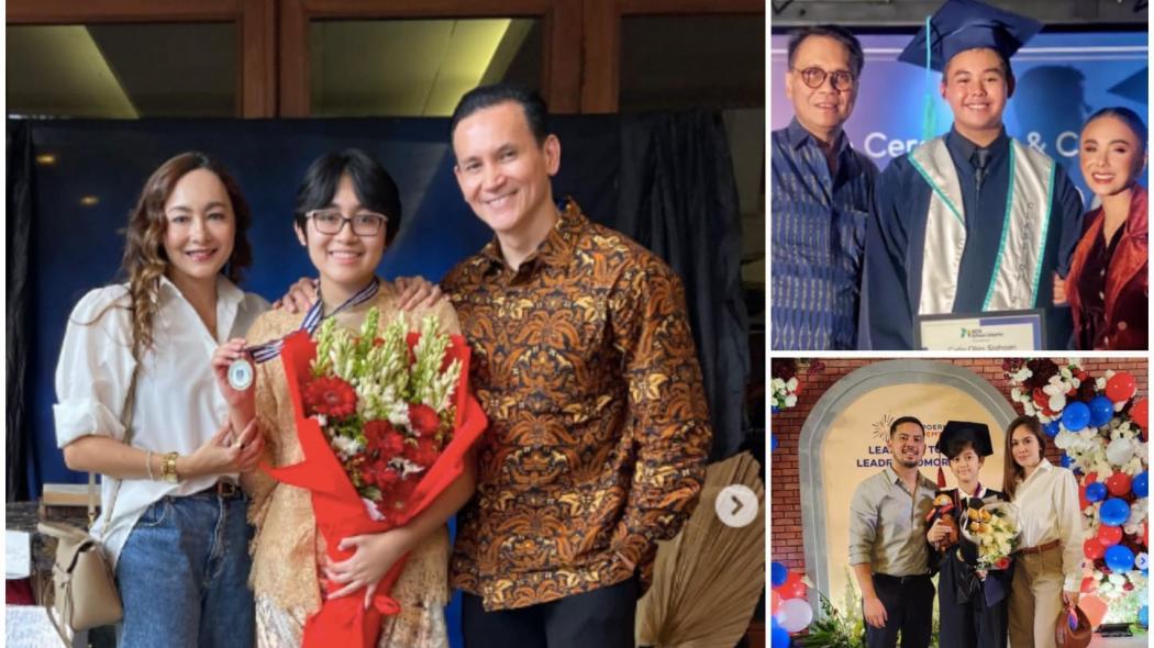 5 Mantan Pasangan Artis Kompak Hadiri Kelulusan Anak, Nomor 4 Saling Jaga meski Sudah Cerai