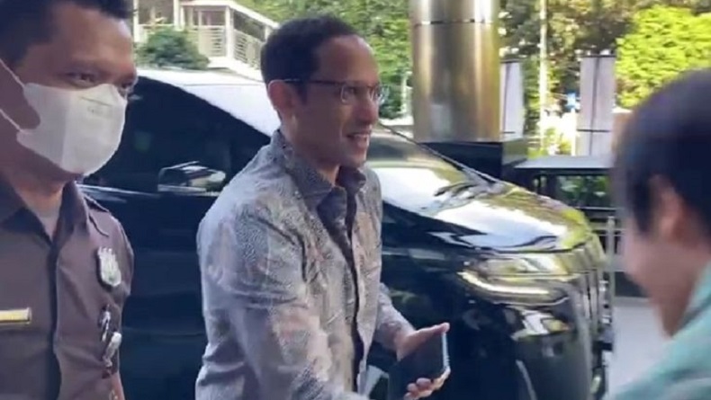 Mendikbudristek Nadiem Makarim Sambangi Gedung KPK, Ikuti Pembekalan Antikorupsi