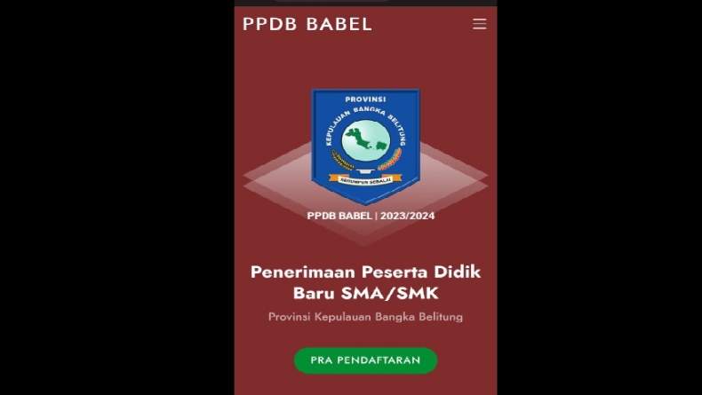 PPDB 2023 Babel untuk SMA SMK Diperpanjang hingga 27 Juni