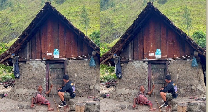 Viral, Ada Rumah Kuno Terbuat dari Tanah Usia Ratusan Tahun di Samosir, Ternyata seperti Ini Dalamnya!