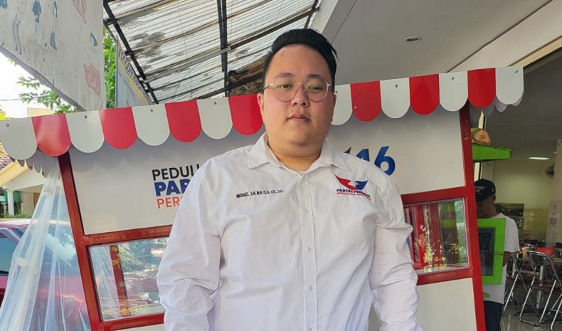 Bagikan Gerobak, Bacaleg Michael: Wujud Kepedulian Perindo pada Rakyat Kecil 