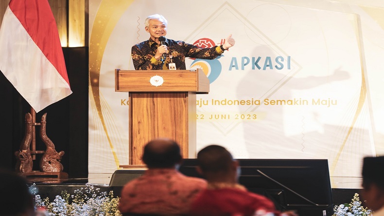 Hadiri HUT APKASI, Ganjar Tekankan Sinkronisasi untuk Harmonisasi Daerah