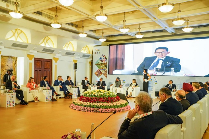 Hadiri Ministerial Meeting G20 di India, Sandiaga Uno: Fokus Pemulihan Ekonomi dan Penciptaan 4,4 Juta Lapangan Kerja