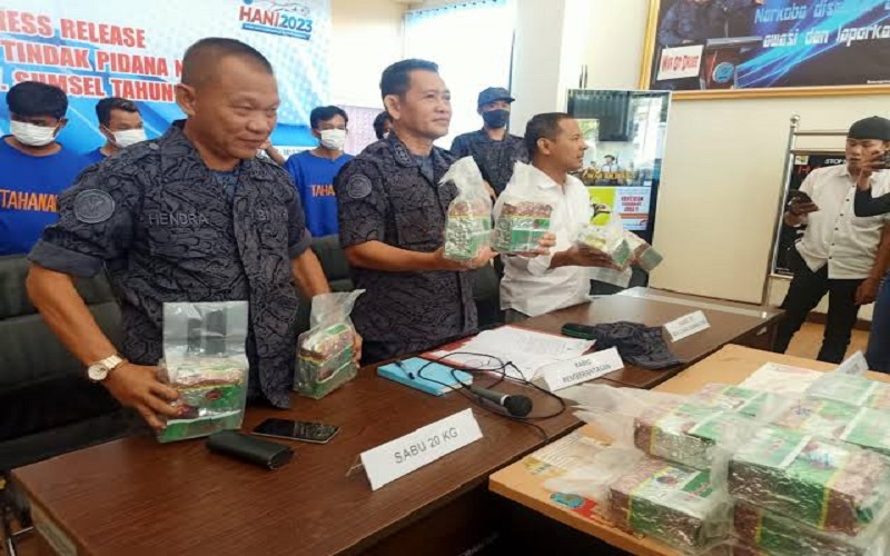 Bikin Khawatir, Sumsel Peringkat Kedua Tertinggi Pemakai Narkoba