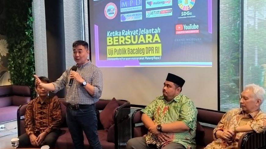 Uji Publik Bacaleg DPR, Christophorus Taufik Beri Solusi Atasi Macet-Banjir di Malang