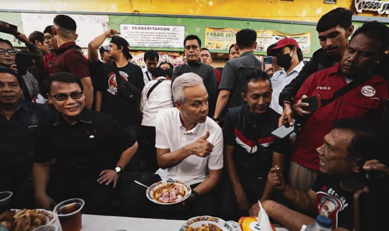 Ganjar Blusukan ke Pasar Anyar Bahari, Sekda DKI Ngaku Ditelepon Sampaikan Hal Ini