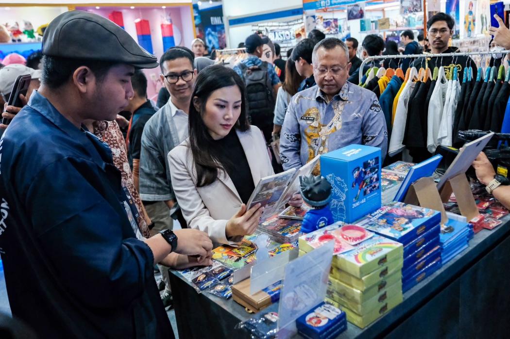 Hadiri Indonesia Comic Con Asia 2023, Wamenparekraf Angela Tanoesoedibjo Pacu Pengembangan Karakter IP Komik