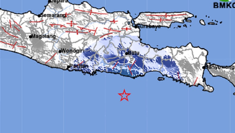 BMKG: Gempa Malang M 4,7 akibat Aktivitas Sesar Lokal