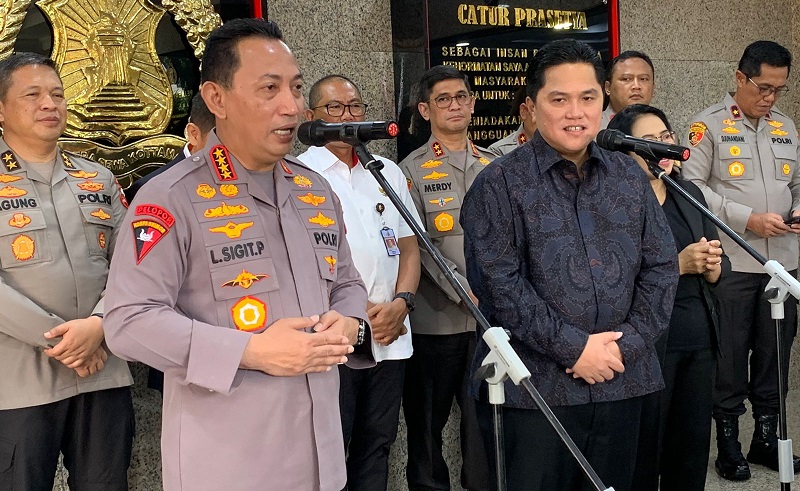 Kapolri dan Ketum PSSI Ungkap Dugaan Kecurangan Perangkat Pertandingan Sepak Bola Jelang Liga 1 Bergulir