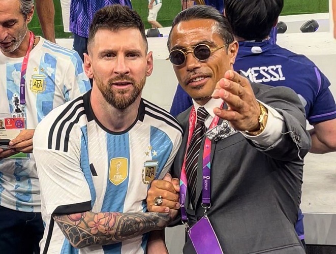 Salt Bae Dihujat Akibat Usik Lionel Messi, Kapok dan Ogah Datang Lagi ke Piala Dunia