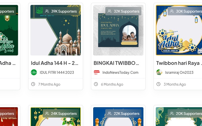 45 Link Twibbon Idul Adha 2023 Gratis dengan Desain Menarik, Wajib Coba!