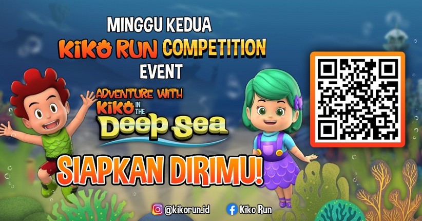 Masih Ada Hadiah Menantimu, Yuk Ikutan Kiko Run Competition di Event Adventure with Kiko In The Deep Sea